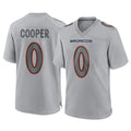 D.Broncos #0 Jonathon Cooper Player Gray Atmosphere Fashion Limited Game Ddoa Stitched Jerseys