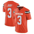 C.Browns #3 Jerry Jeudy Player Orange Alternate Vapor Untouchable Limited Home Game Ddoa Stitched Jerseys
