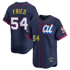 NY.Yankees #54 Max Fried Player Navy All Star Limited Home Ddoa Stitched Jerseys