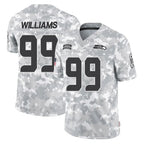 S.Seahawks #99 Leonard Williams Player Arctic Camo Limited Salute To Service Home Game Ddoa Stitched Jerseys
