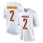 W.Commanders #2 Amik Robertson Player White Tundra Fashion Home Game Ddoa Stitched Jerseys