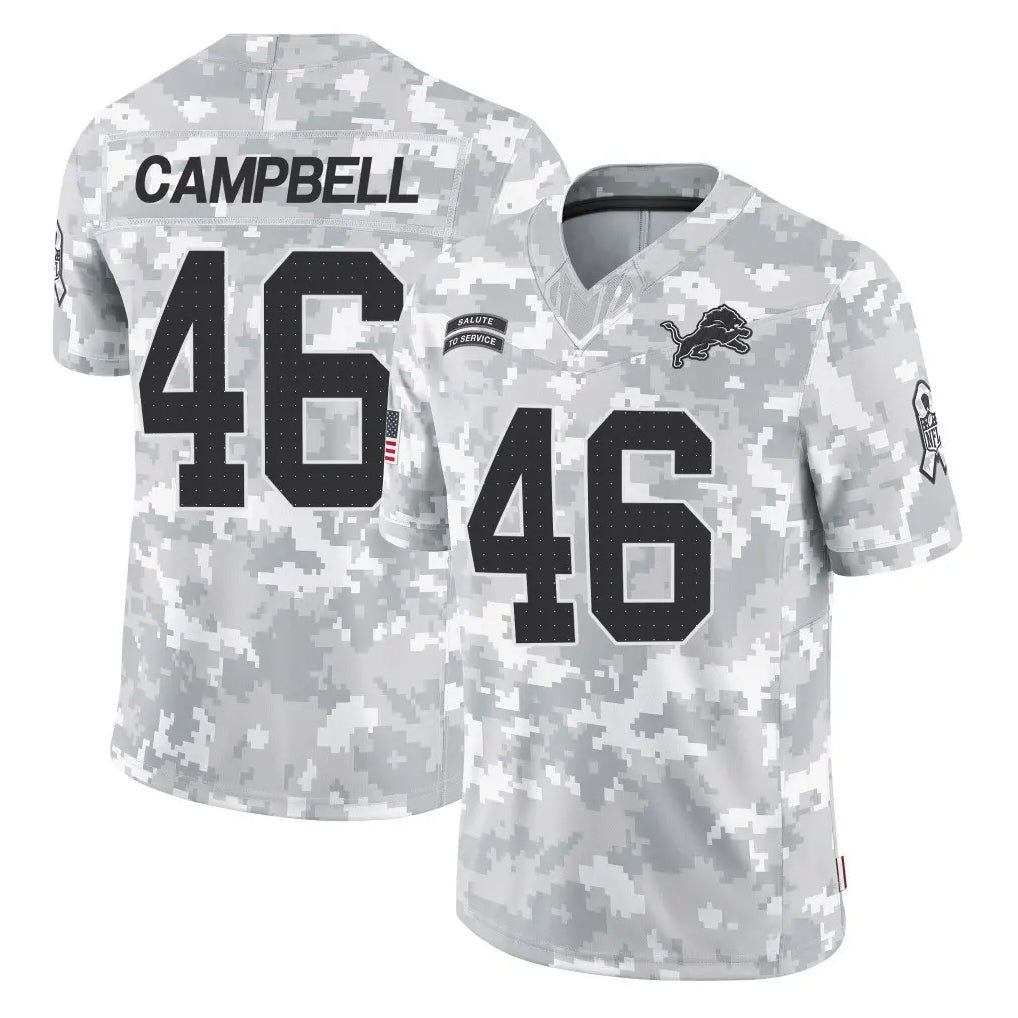 D.Lions #46 Jack Campbell Player Arctic Camo Salute To Service Limited Ddoa Stitched Jerseys