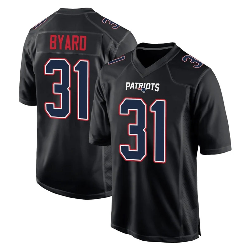 NE.Patriots #31 Kevin Byard Player Carbon Fashion Limited Home Game Ddoa Stitched Jerseys