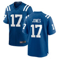 IN.Colts #17 Daniel Jones Player Royal Home Game Ddoa Stitched Jerseys