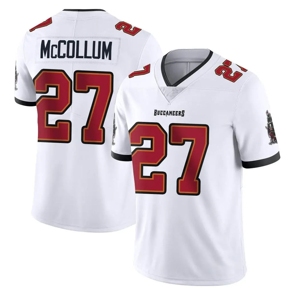 TB.Buccaneers #27 Zyon McCollum Player White Limited Vapor Untouchable Home Game Ddoa Stitched Jerseys