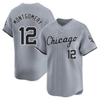 C.White Sox #12 Colson Montgomery Player Gray Road Limited Home Ddoa Stitched Jerseys