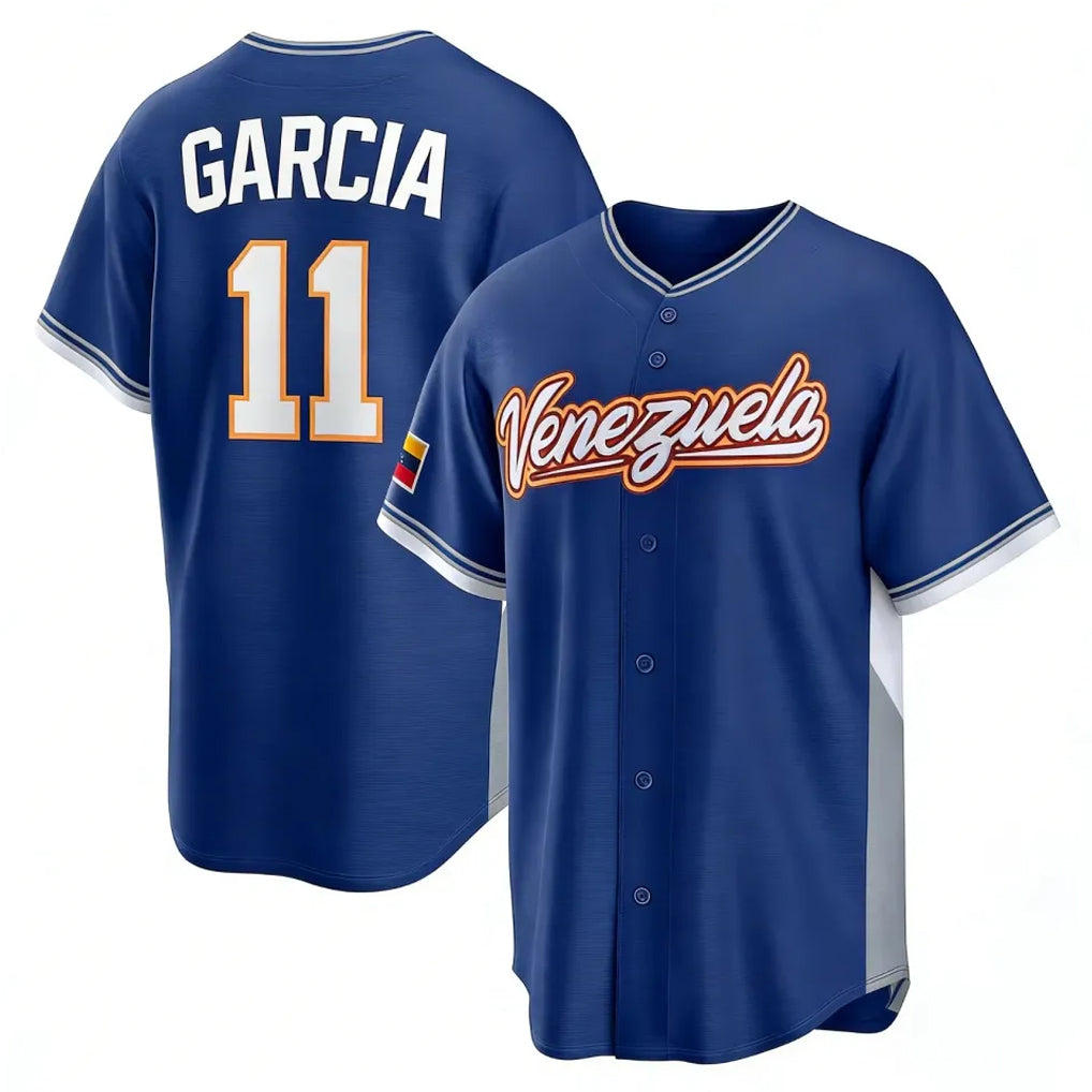 KC.Royals #11 Maikel Garcia Player Navy 2026 World Classic Home Ddoa Stitched Jerseys