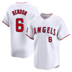 LA.Angels #6 Anthony Rendon Player White Limited Home Ddoa Stitched Jerseys