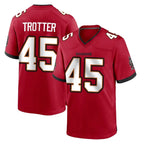 TB.Buccaneers #45 Josiah Trotte Player Red Home Game Ddoa Stitched Jerseys