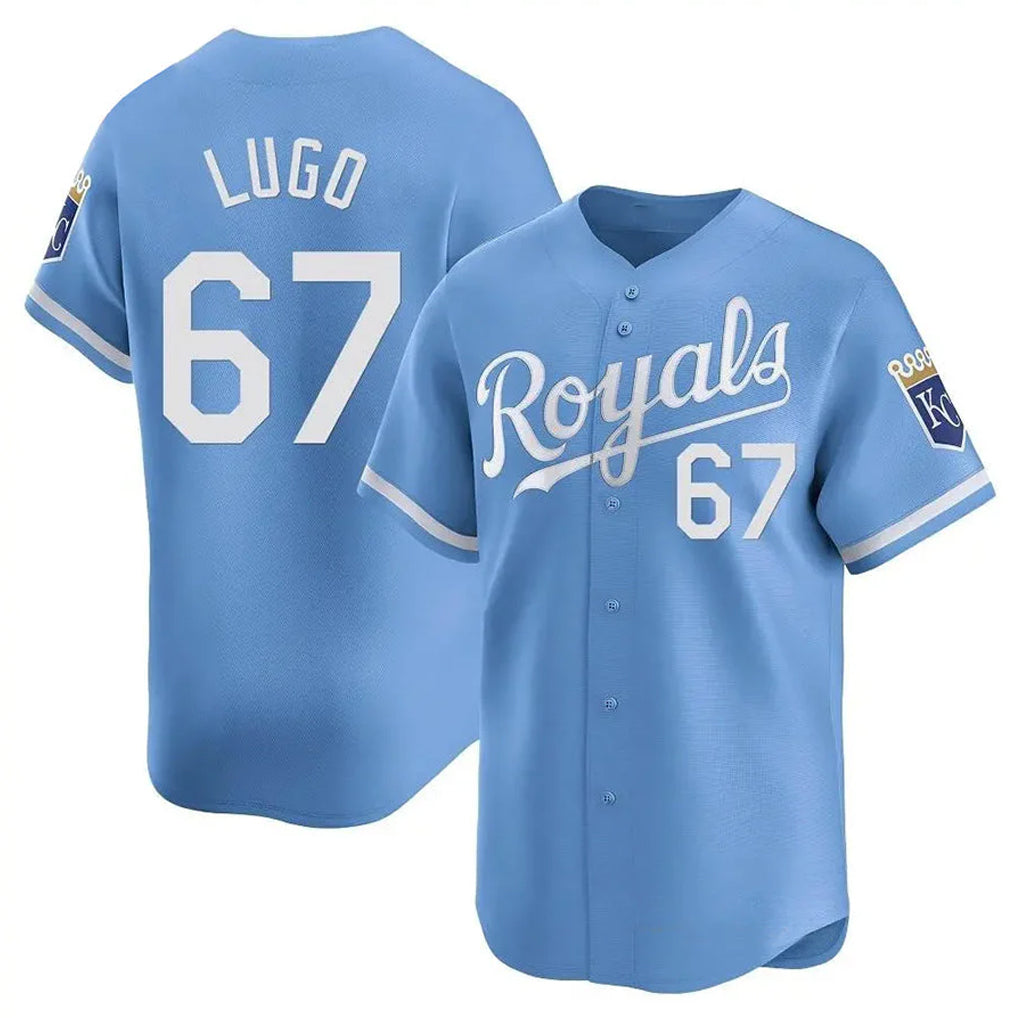 KC.Royals #67 Seth Lugo Player Light Blue Alt Limited Home Ddoa Stitched Jerseys