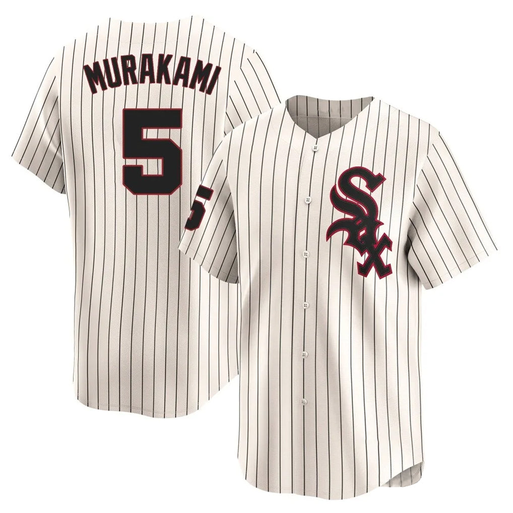 C.White Sox #5 Munetaka Murakami Player Cream Cooperstown Collection Limited Home Ddoa Stitched Jerseys