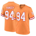 TB.Buccaneers #94 Calijah Kancey Player Orange Throwback Home Game Ddoa Stitched Jerseys