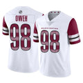 W.Commanders #98 Odafe Oweh Player White Limited Vapor Home Game Ddoa Stitched Jerseys