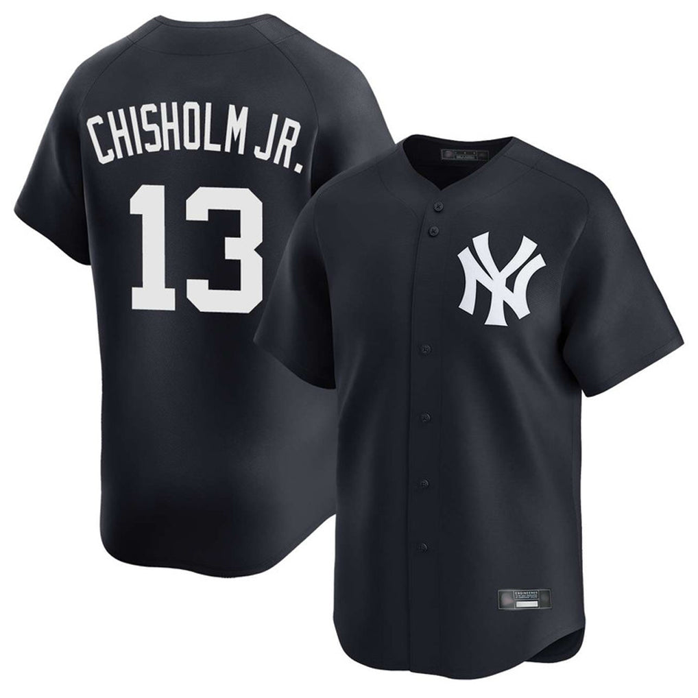 NY.Yankees #13 Jazz Chisholm Jr Player Navy Limited Game Ddoa Stitched Jerseys