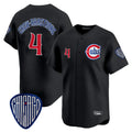 C.Cubs #4 Pete Crow-Armstrong Player Black Vapor Premier Limited Home Ddoa Stitched Jerseys