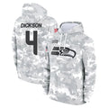 S.Seahawks #4 Michael Dickson Player Arctic Camo Limited Salute to Service Pullover Hoodies Game Ddoa Stitched Jerseys