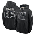 NY.Giants #65 Francis Mauigoa Player 2026 Black Logo Pullover Hoodies Limited Game Ddoa Stitched Jerseys