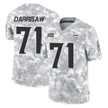 M.Vikings #71 Christian Darrisaw Player Arctic Camo Salute To Service Limited Game Ddoa Stitched Jerseys