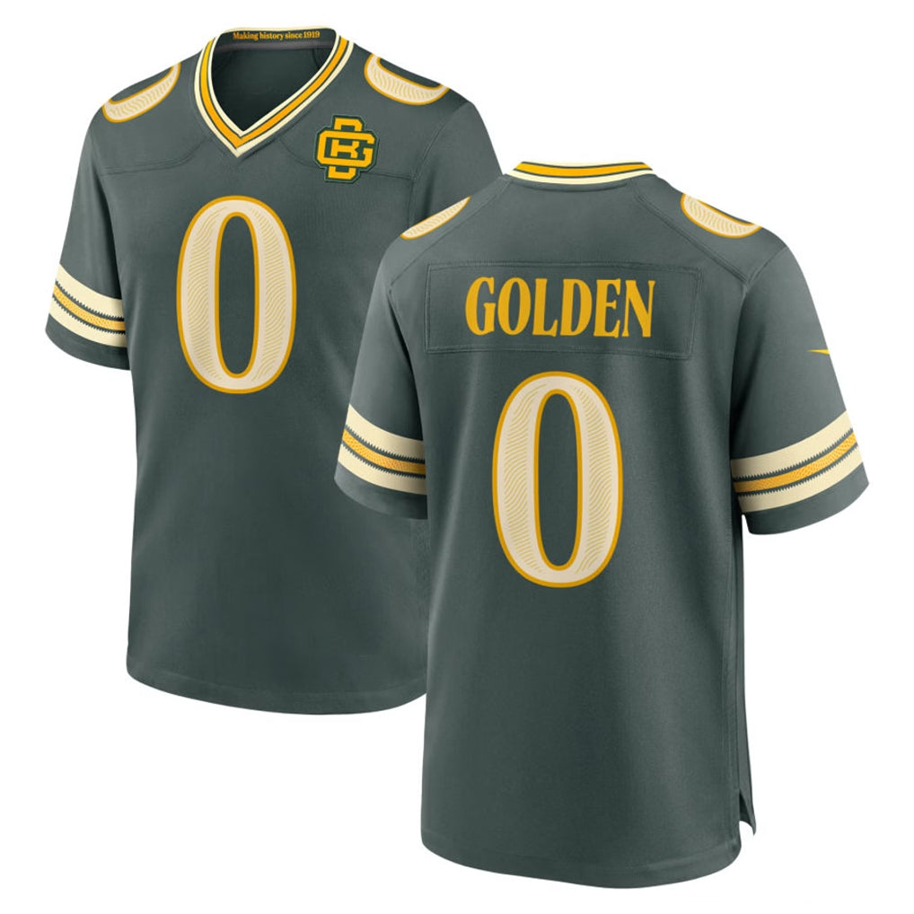 GB.Packers #0 Matthew Golden Player Green 2026 Rivalries Collection Home Game Ddoa Stitched Jerseys