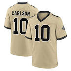 NO.Saints #10 Daniel Carlson Player Gold Home Game Ddoa Stitched Jerseys