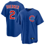 C.Cubs #2 Nico Hoerner Player Royal Home Game Ddoa Stitched Jerseys