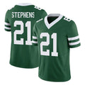 NY.Jets #21 Brandon Stephens Player Green Legacy Limited Vapor F.U.S.E. Home Game Ddoa Stitched Jerseys