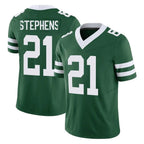 NY.Jets #21 Brandon Stephens Player Green Legacy Limited Vapor F.U.S.E. Home Game Ddoa Stitched Jerseys