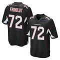 A.Cardinals #72 Hjalte Froholdt Player Black Home Game Ddoa Stitched Jerseys