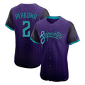 A.Diamondbacks #2 Geraldo Perdomo Player Purple City Connect Limited Elite Home Game Ddoa Stitched Jerseys