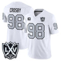 LV.Raiders #98 Maxx Crosby Player White 2026 Vapor Limited Home Game Ddoa Stitched Jerseys
