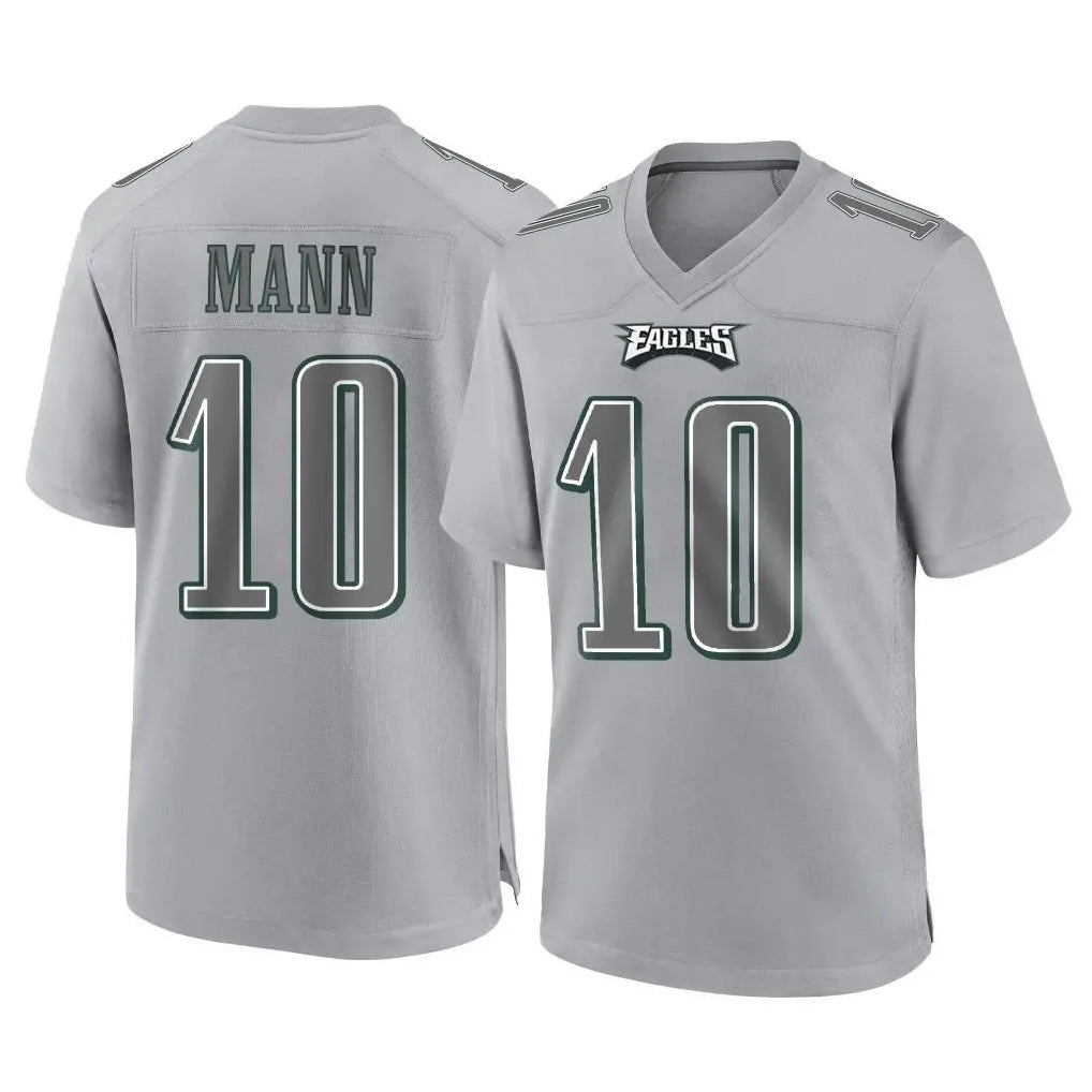 P.Eagles #10 Braden Mann Player Gray Atmosphere Fashion Home Game Ddoa Stitched Jerseys