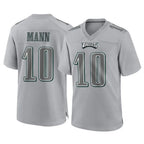 P.Eagles #10 Braden Mann Player Gray Atmosphere Fashion Home Game Ddoa Stitched Jerseys