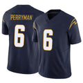 LA.Chargers #6 Denzel Perryman Player Navy Limited Vapor F.U.S.E. Home Game Ddoa Stitched Jerseys