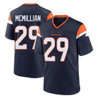 D.Broncos #29 Ja'Quan McMillian Player Navy Home Game Ddoa Stitched Jerseys