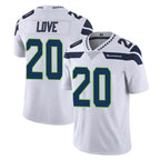 S.Seahawks #20 Julian Love Player White Limited Vapor Untouchable Home Game Ddoa Stitched Jerseys