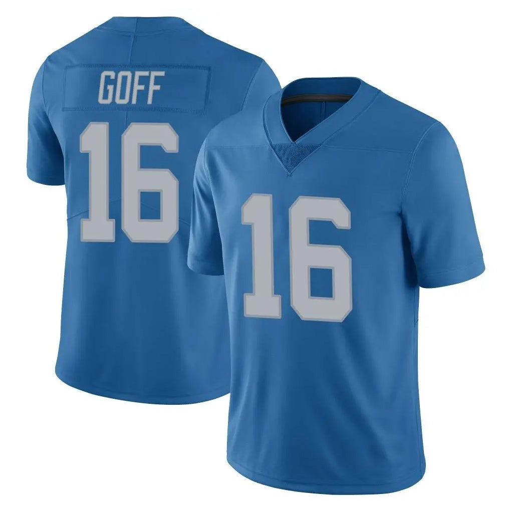 D.Lions #16 Jared Goff Player Blue Limited Throwback Vapor Untouchable Ddoa Stitched Jerseys