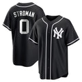 NY.Yankees #0 Marcus Stroman Player Black Out Game Home Ddoa Stitched Jerseys