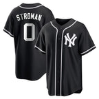 NY.Yankees #0 Marcus Stroman Player Black Out Game Home Ddoa Stitched Jerseys