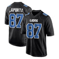 D.Lions #87 Sam LaPorta Player Black Fashion Home Game Ddoa Stitched Jerseys