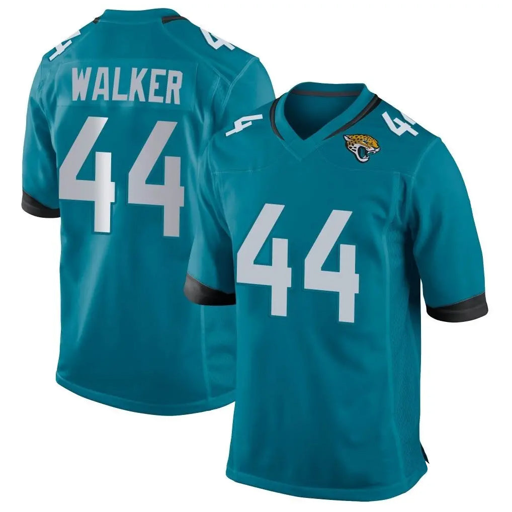 J.Jaguars #44 Travon Walker Player Teal Home Game Ddoa Stitched Jerseys