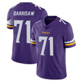 M.Vikings #71 Christian Darrisaw Player Purple Limited Vapor Untouchable Home Game Ddoa Stitched Jerseys