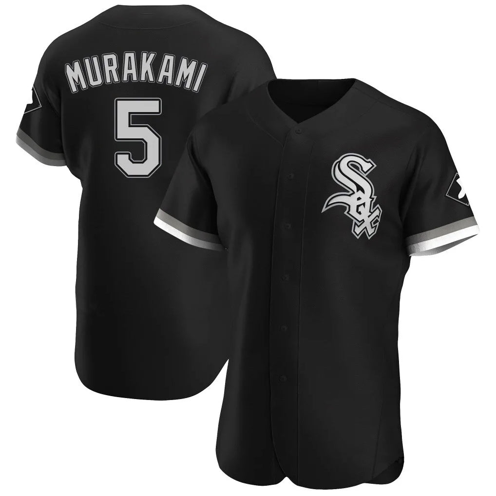 C.White Sox #5 Munetaka Murakami Player Black Limited Elite Home Ddoa Stitched Jerseys