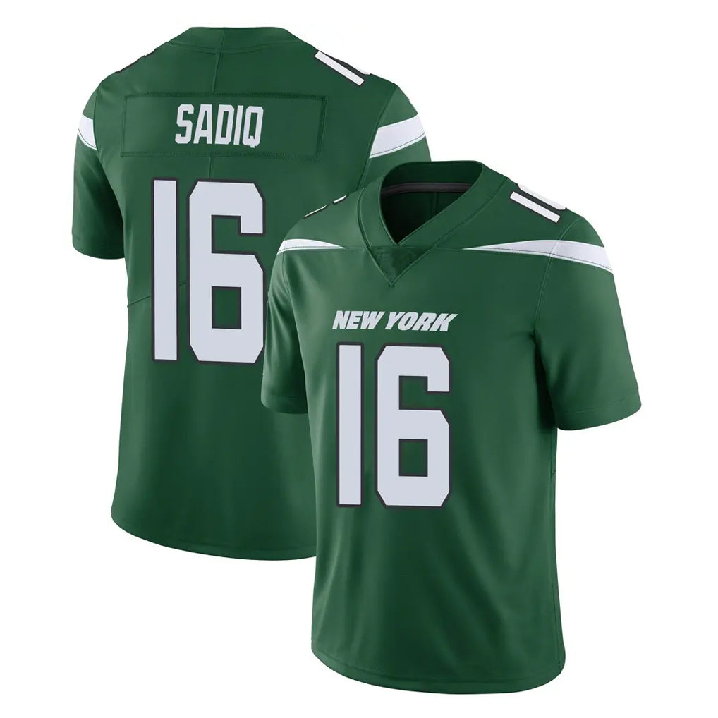 NY.Jets #16 Kenyon Sadiq Player Green Limited Vapor Home Game Ddoa Stitched Jerseys