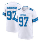 D.Lions #97 Aidan Hutchinson Player White Alternate Home Game Ddoa Stitched Jerseys