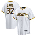 P.Pirates #32 Henry Davis Player White Home Game Ddoa Stitched Jerseys