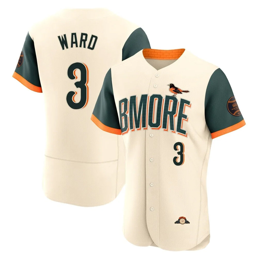 B.Orioles #3 Taylor Ward Player Cream 2026 City Connect Limited Elite Home Game Ddoa Stitched Jerseys
