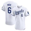 KC.Royals #6 Jonathan India Player White Alt Limited Elite Home Ddoa Stitched Jerseys