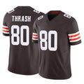 C.Browns #80 Jamari Thrash Player Brown Vapor F.U.S.E. Limited Home Game Ddoa Stitched Jerseys