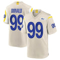 LA.Rams #99 Aaron Donald Player Bone Home Game Ddoa Stitched Jerseys