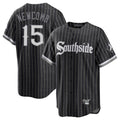 C.White Sox #15 Sean Newcomb Player Black City Connect Home Game Ddoa Stitched Jerseys